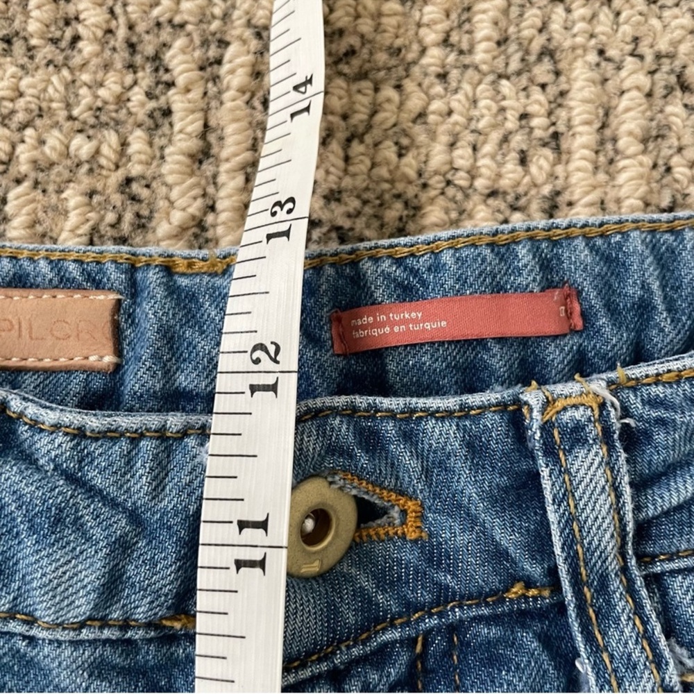 Pilcro Anthropologie high rise pleated relaxed fit Jeans - Picture 8 of 11